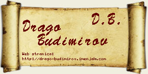 Drago Budimirov vizit kartica